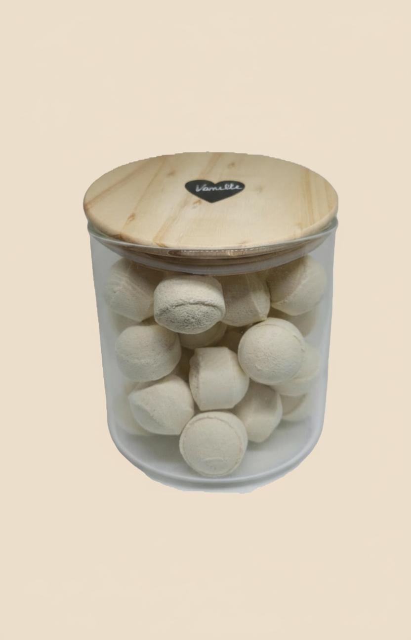 Boule de bain effervescente senteur Vanille