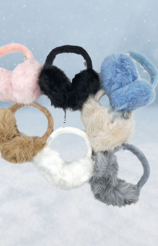 Cache oreilles hiver  Fausse fourrure douce et chaude